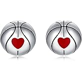 Sterling Silver Baseball Earrings for Women: S925 Hypoallergenic Sport Ball Lovers Stud Earrings Jewelry Gift for Players Sport Lovers Fans