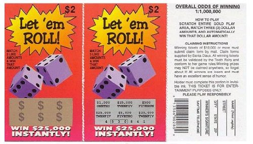 'Fake Lotto Ticket' - Practical Joke by Lotto Fun