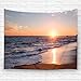 goodbath Beach Tapestry, Ocean Coastal Sunrise Wall Tapestries for Living Room Bedroom Dorm, 80