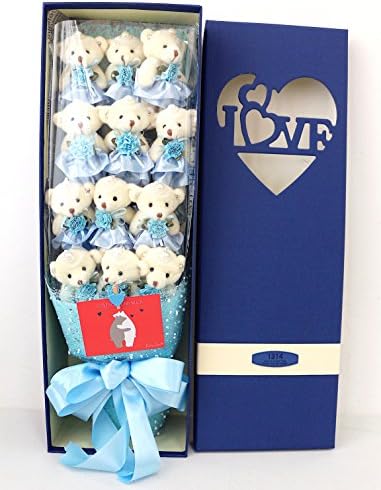 Graduation Bouquet BearyLove 12 Plush Teddy Bears Bouquet Flower All Purpose Anniversary Birthday