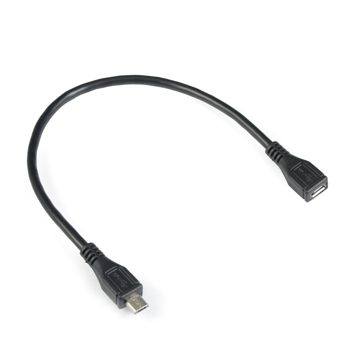 Micro Male USB to Micro Female Adapter, HOMREE Micro USB Cable Male Female Charging Extension Cable Cord 25CM