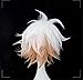 Xingwang Queen Anime Short White Gradient Orange Cosplay Wig Men's Party Wigs with Free Cap