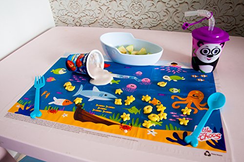 2 Underwater+Disposable+Placemats+Children+Restaurants