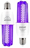 GOHDLAMP LED Black Light Bulb 15W Blacklight Bulbs