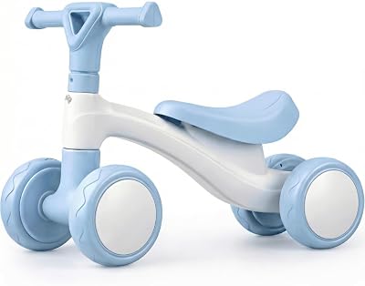 , Triciclo Bebé 1 Ano | Monte Leve | Primeira bicicleta de equilíbrio para bebés | Bicicleta sem Barcos de Equilíbrio | Toy Boy 1-2 Anos Ideal como Presente (Azul)