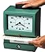 Acroprint BP125-6NR4 Heavy Duty Manual Battery Operated Time Recorder for Month, Date, Hour (1-12) and Minutes Time Clock,Green