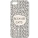 Because Cats Animal Cat Cartoon Retro Vintage Funny Patterned Hard Back Case Cover Skin For Apple iPhone 5/5S- White Rubber Soft Case Comes with stylus Pen for iPhone by INNOSUB