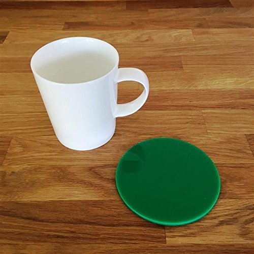 Super Cool Creations Coasters - Round - Green - 8 Set