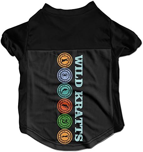 Pappu Wild Kratts-Creature Power Classic Doggy Shirt Size L Black