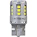 SYLVANIA - 7443 T20 LED White Mini Bulb - Bright LED Bulb, Ideal for Daytime Running Lights (DRL) and Back-Up/Reverse Lights (Contains 2 Bulbs)