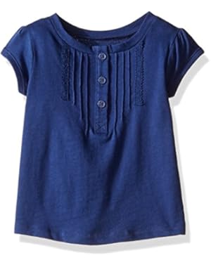 Baby Girls' Lace Tee (Baby) - Navy
