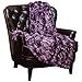 Chanasya Premium Wolf Faux Fur Throw Blanket - Soft, Fuzzy Sherpa & Minky Throw Blanket - for Bed or Couch - 50