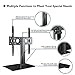 1home Universal Table Top Pedestal TV Stand with Bracket for 32”-50” LCD/LED TVs