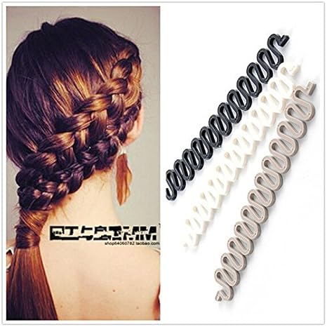 2pc Random Color Wonder French Magic Hair Clip Braider Braid