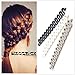 2PC Random Color Wonder French Magic Hair Clip Braider Braid Stylist Queue Twist Plait Hair Braiding Tool Holder Roller DIY Bun Maker Hairstyle Styling Accessory Fashion Salon (Style 3)