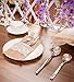 handrong 20pcs Natural Burlap Lace Silverware Napkin Holder Knife Fork Cutlery Pouch 4 x 8 inch Tableware Utensils Bag for Rustic Wedding Party Bridal Baby Shower Christmas Favor Decorations Gifts
