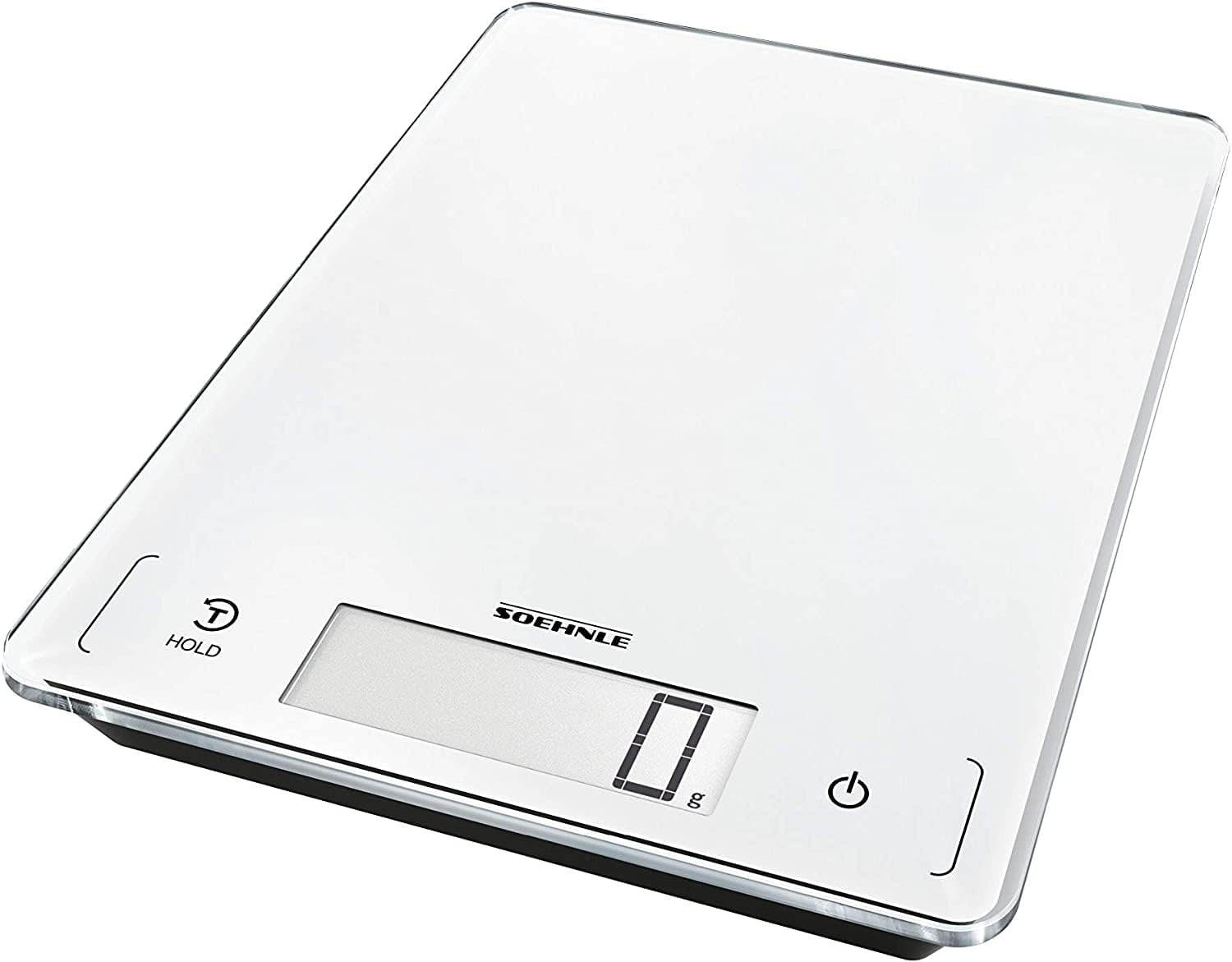 Soehnle Page Profi 300, Digital Food Scale, Kitchen Weighing Scale with Large 22 cm LCD Screen, Extra Large surface Parcel and Kitchen Scales 27 x 20 cm, Cooking Scales Weighing up to 20 kg