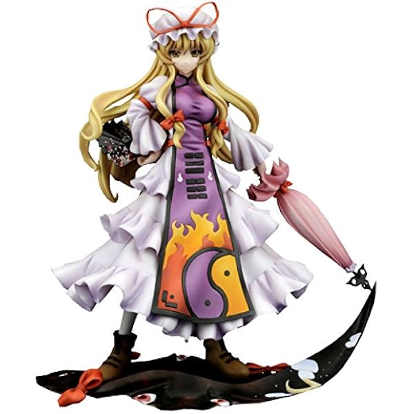 Amazon Com Quesq Touhou Project Border Of Phantasm Yukari Yakumo 1 8 Scale Pvc Figure Toys Games