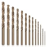 COMOWARE Cobalt Drill Bit Set - 13Pcs M35 High