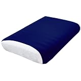Ntomtuex Sensory Bed Sheet for Compression Reduced Pressure Weighted Blanket to Keep Nice Sleeping Comfortable with Light Breathable Polyester, Dark Navy,38"x60"