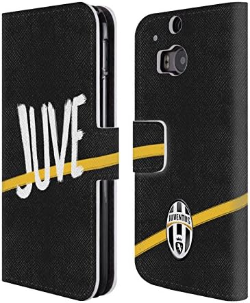 Official Juventus Football Club Juve Grafica Leather Book Wallet Case Cover For HTC One M8 / M8 Dual Sim