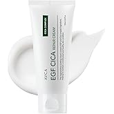 AVCA EGF Cica Repair Cream 100 mL (3.38 fl oz) – Fragrance-Free Moisturizer for Sensitive Skin with Centella & Aloe, Fast-Absorbing, Dermatologist-Tested, K-Beauty