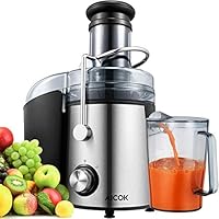 Juicer Machines AICOK 1000W Juicer Extractor with 3" Extra-Wide Chute, 2 Speeds Juicer for Whole Fruit and Vegetables…