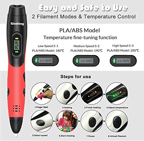 2 Gincleey+Printing+Filament+Temperature+Non+Clogging