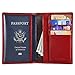 Banuce Women's Italian Vegetable Tanned Leahter Passport Cover