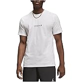 Jordan Air Men's T-Shirt (White/Black/Black, DM3182-100) Size X-Large