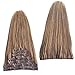 Remy Clip on Hair Extensions, Re4U Balayage Hair Extensions Human Hair 14inch Clip in Extensions Highlight Blonde Multi Color Mixed Chocolate Brown(#4/27 10pcs 14