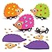 Baker Ross Hedgehog Pull Back Racer Kits Fun-Packed Toys at Pocket Money Prices Perfect Party Bag Fillers for Children (Pack of 4)