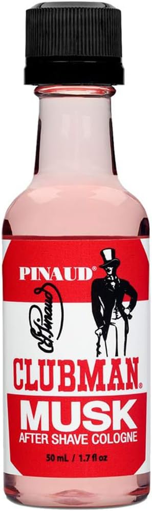 Clubman Pinaud Musk After Shave Cologne For Men Soothes Skin