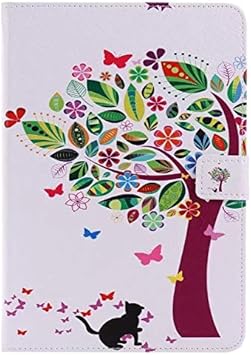 Amazon Dingxin Ipad Mini Ipad Mini 2 Ipad Mini 3 ケース 人気 おしゃれ かわいい 猫 蝶々 手帳型カバー Puレザー 耐衝撃 マグネット アイパッド ミニー2 ケース カードポケット付き スタンド機能付き 全面保護 かわいい猫と木 Dingxin Jp タブレットケース