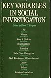 Key Variables in Social Investigation, Burgess, Robert G., 0710206216