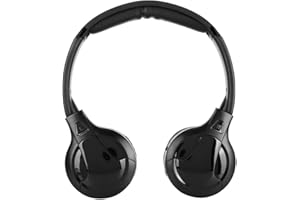 Car Headphones, 2 Channel IR Headphones for Kids, in Car DVD Headphones