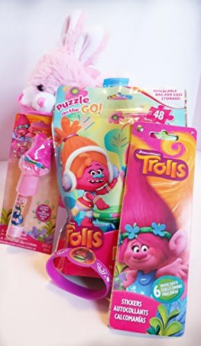 Deluxe Troll Easter Basket Gift Set and Keep Sake Bucket