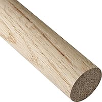 Cindoco Oak Dowel 1/2" Round, 36", Single Piece