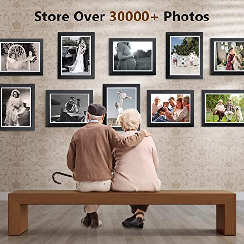 Digital Picture Frame, Benibela 16.2 Inch 32GB Dual WiFi Smart Photo Frame with 1258 * 930 IPS Touch Screen, Motion Sensor, Remote, Display for Sharing Photo Video via App Email USB