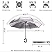 Monstleo Double Layer Inverted Umbrella Cars Reverse Umbrella, Windproof UV Protection Big Straight Umbrella for Car Rain Outdoor With C-Shaped Handle and Carrying Bag …