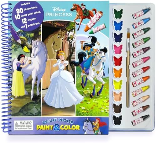 Colors of the Princesses 塗り絵本 Disney Princess: Springtime Sparkles (Color & Activity with