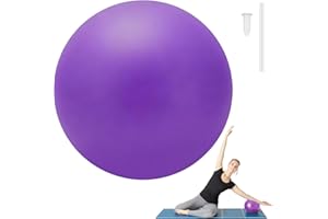 PIMOYS Small Pilates Ball 9 Inch Small Exercise Ball Mini Workout Yoga Balls for Gym Yoga, Core Training, Fitness, Workout, Stability, Improves Balance