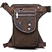 Shubb Tactical Drop Leg Bag Pack Fanny Bag Pack Canvas for Men and Women (Coffee)