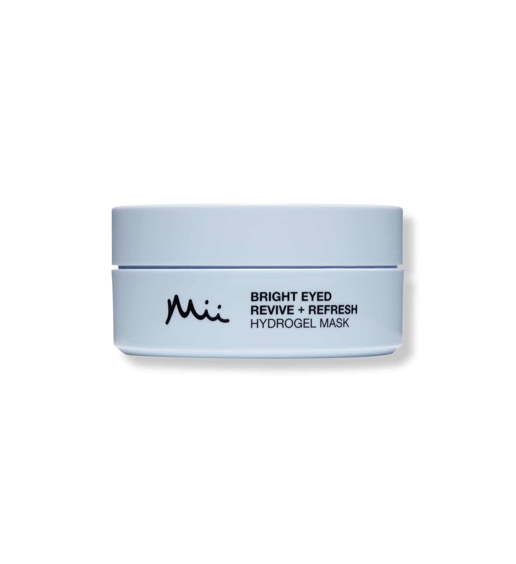Mii Cosmetics Bright Eyed Revive + Refresh Hydrogel Eye Mask | Hydrates, Depuffs, & Brightens the Under-Eye Area | Under Eye Gel Patches for Dark Circles, Dullness, & Puffiness | 60 Cooling Pads