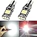 Alla Lighting CANBUS Error Free 921 912 906 T15 Super Bright 800 Lumens 6000K Xenon White High Power 2835 15-SMD LED Lights Bulbs for Back Up Reverse Light