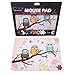 ICOLOR Cute Three Owls Design Computer Optical Neoprene Mousepad PC Mouse Mat Mice Pad Silicone Mouse Pad MP-052
