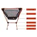 Ultralight Portable Folding Camping Chair with Carry Bag, Lightweight Compact Hiking Equipment for Outdoor Camp, Festivals, Backpacking Travel, Beach, Picnic, kid's Summer Camp (Orange)