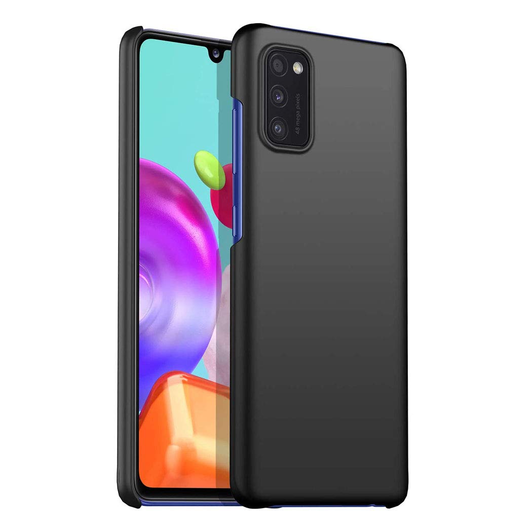 Samsung Galaxy A41 Case - Galaxy A41 Ultra Slim Thin Armour Hard Case - Matte Rubberized Cover For Samsung Galaxy A41 (Black)