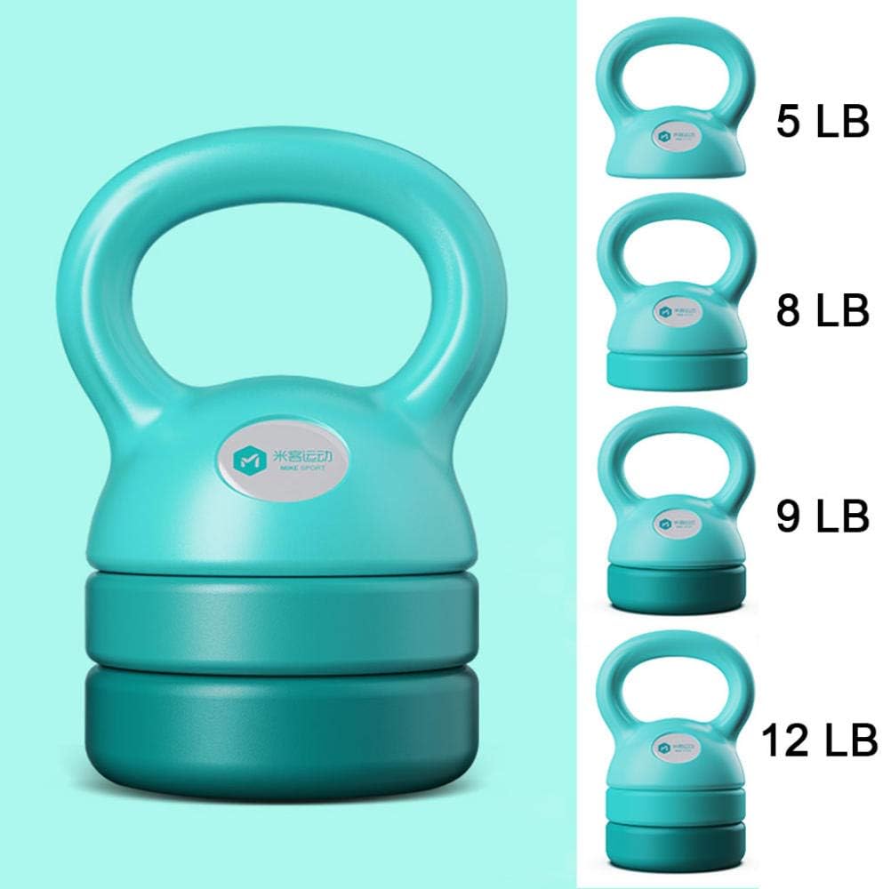LIUYUE Kettlebell, Adjustable Kettlebell5LB/8LB/9LB/12LB Fitness Kettlebell Dumbbell Training Sports Squat Equipment Kettle Bells