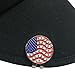 Giggle Golf Bling Golf Ball Marker with A Standard Magnetic Hat Clip | Great Gift for Women (USA Flag)